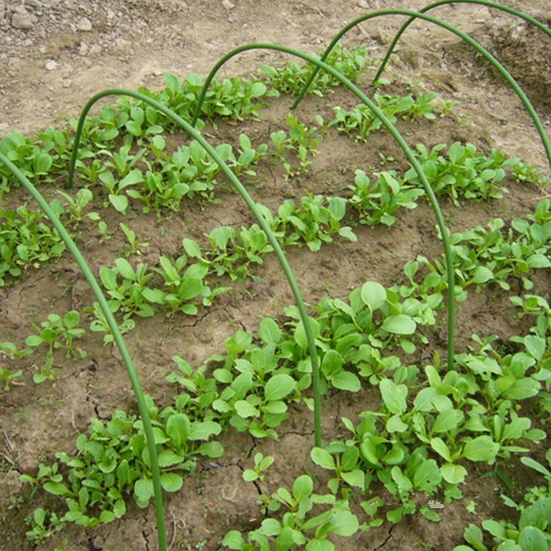 6Pcs Greenhouse Plant Hoop Grow Garden Tunnel Hoops Support Hoops Garden Stakes