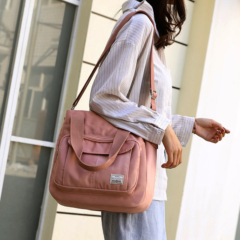 Large Capacity Multi-Compartment Women's Everyday Crossbody Messenger Handbag