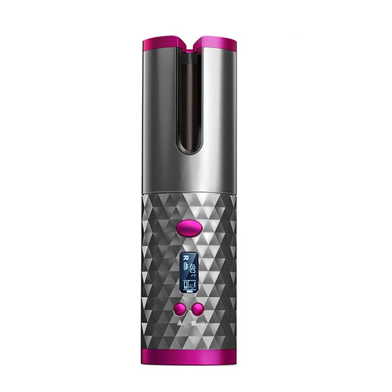 Portable Cordless Auto-Rotating Hair Curler - USB Rechargeable