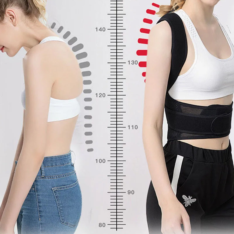 Posture Corrector Lumbar Brace Belt for Shoulder and Back Support