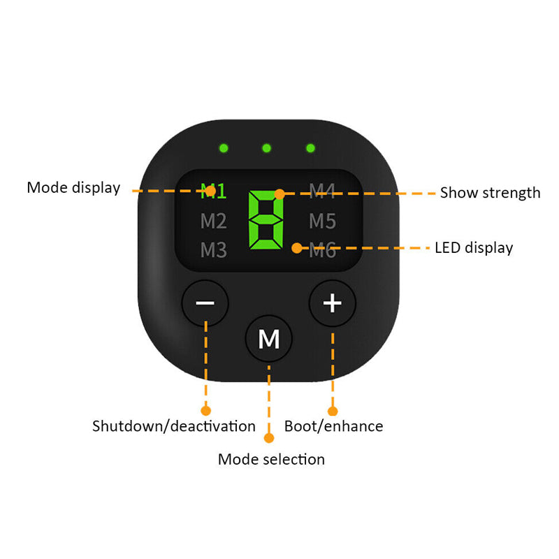 EMS Abdominal Muscle Toning Trainer ABS Stimulator Toner Fitness Belt Exerciser