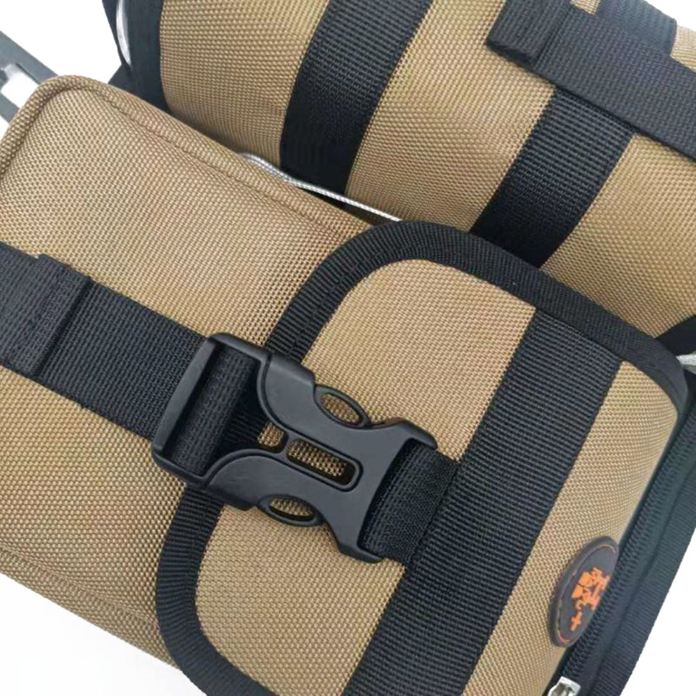 Waterproof Camping Wear Resistant Chest Crossbody Sling Shoulder Bags With Water Bottle Holder