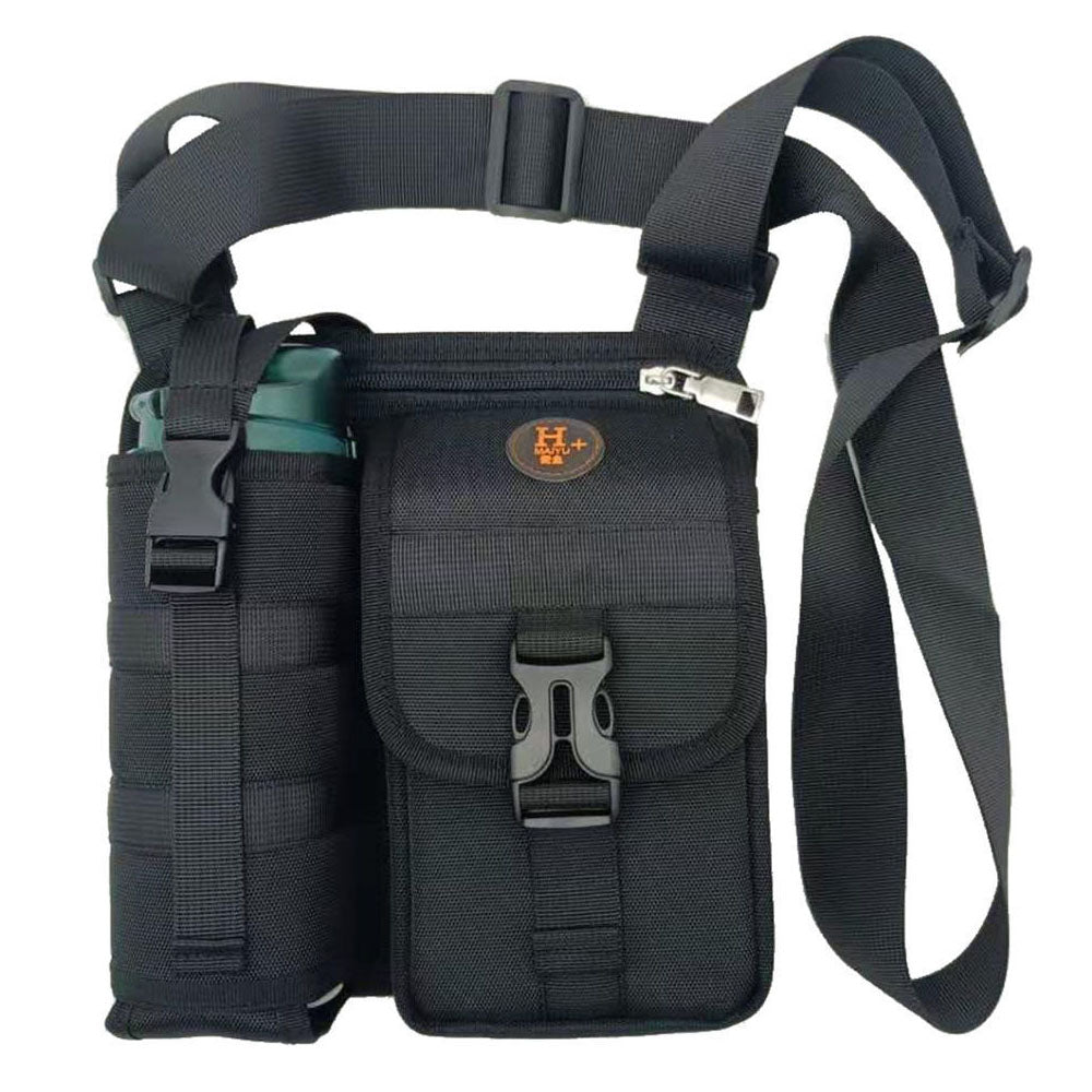 Waterproof Camping Wear Resistant Chest Crossbody Sling Shoulder Bags With Water Bottle Holder