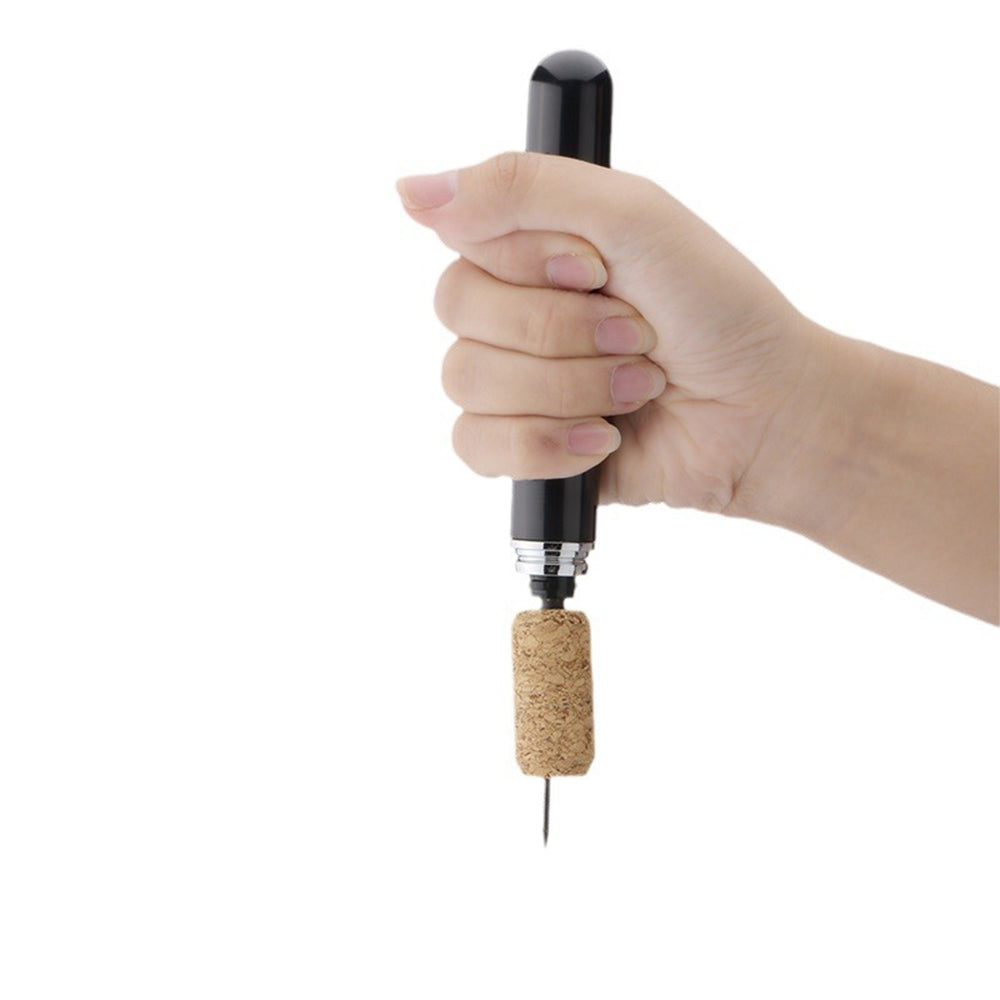 Portable Stainless Steel Wine Bottle Opener With Foil Cutter