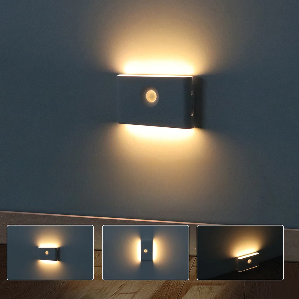 Motion Sensor LED Nightlight for Home, Bedroom and Stair - USB Rechargeable