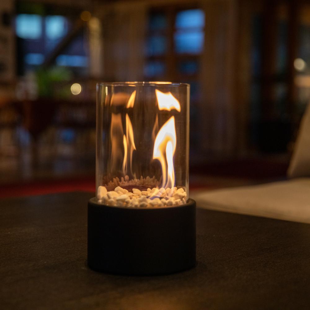Indoor Outdoor Tabletop Rectangular Alcohol Fireplace