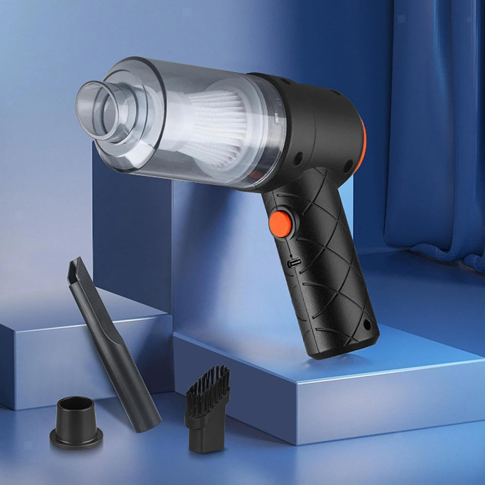 Electric Wireless Handheld Car Vacuum Cleaner - USB Rechargeable