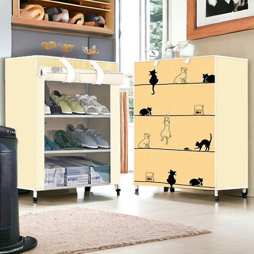 Nonwovens Fabric Dustproof Multilayer Shoes Cabinet Organizer for Simple Storage and Organization