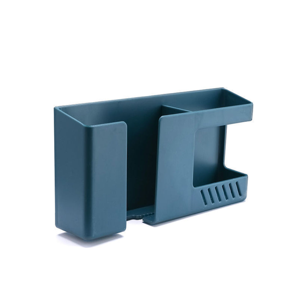 2 in 1 Wall-Mounted Storage Box for Phones and Remotes