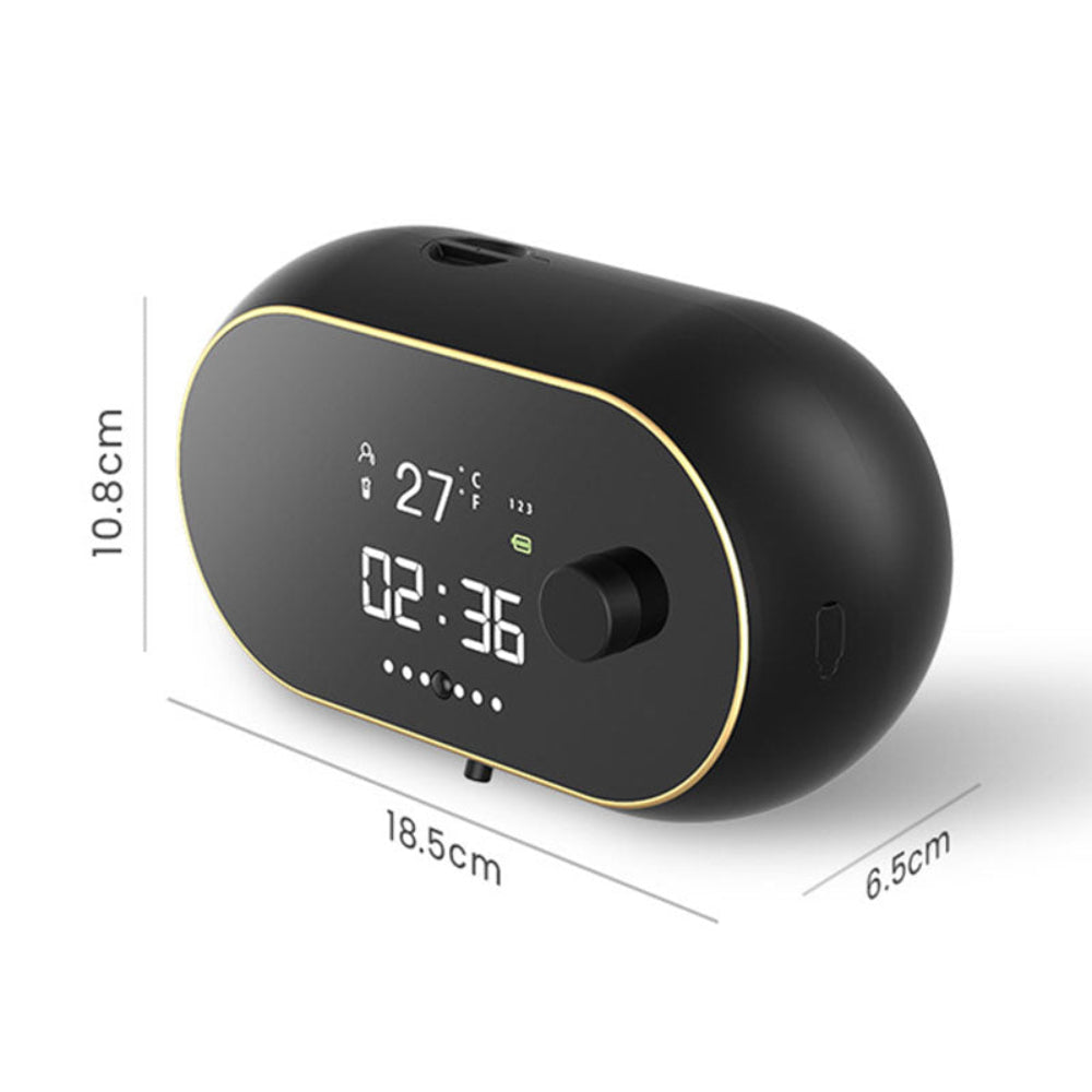 Human Body Induction Smart Liquid Foam Soap Dispenser with Time & Temperature Display
