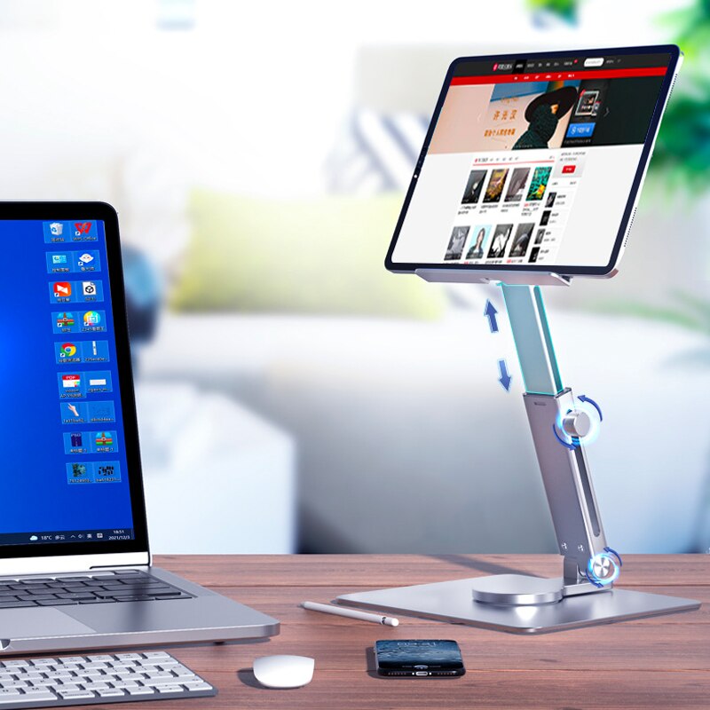360° Rotating Aluminum Tablet Stand