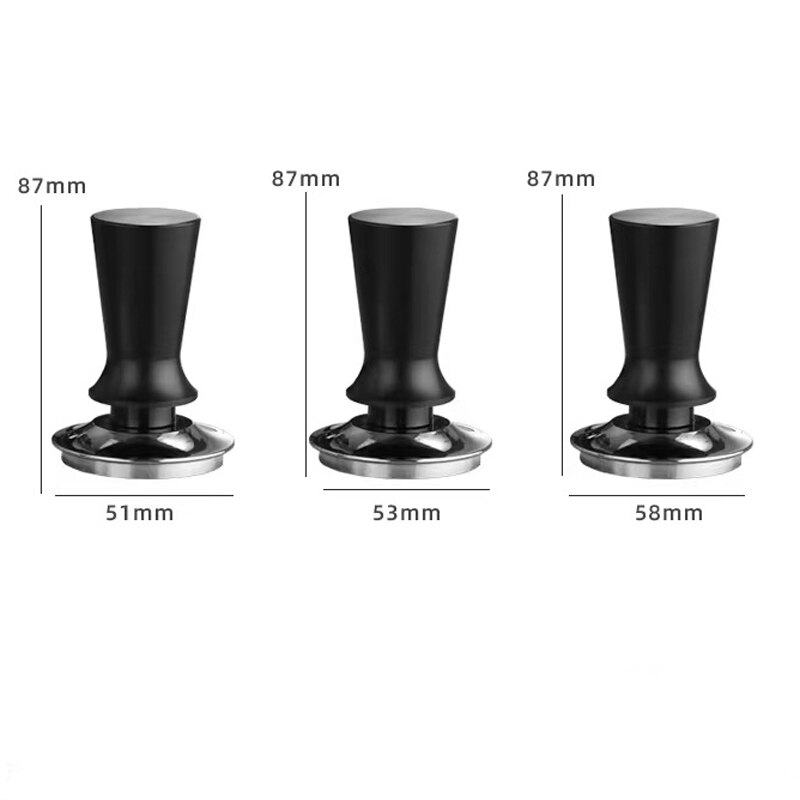 Calibrated Spring Loaded Stainless Steel Espresso Tamper