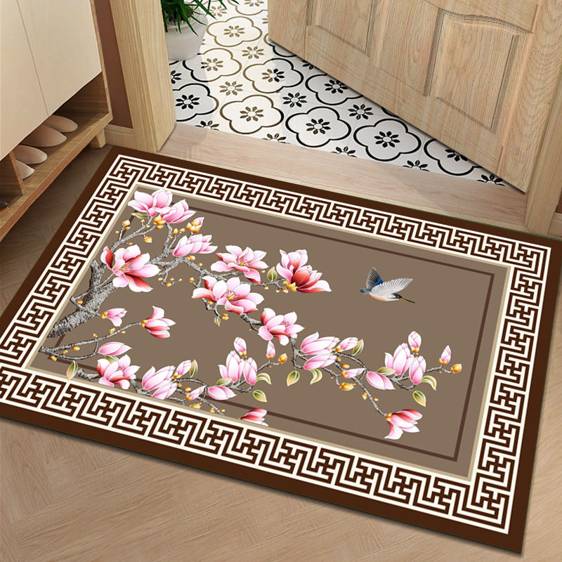 40*60CM Modern New Chinese Carpet Crystal Velvet Living Room Blanket