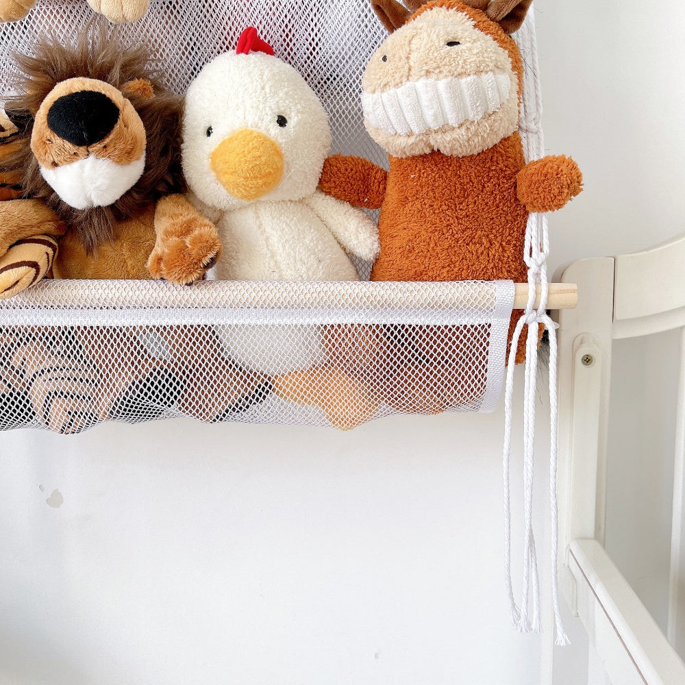 Bohemian Wall Hanging Plush Toy Organizer