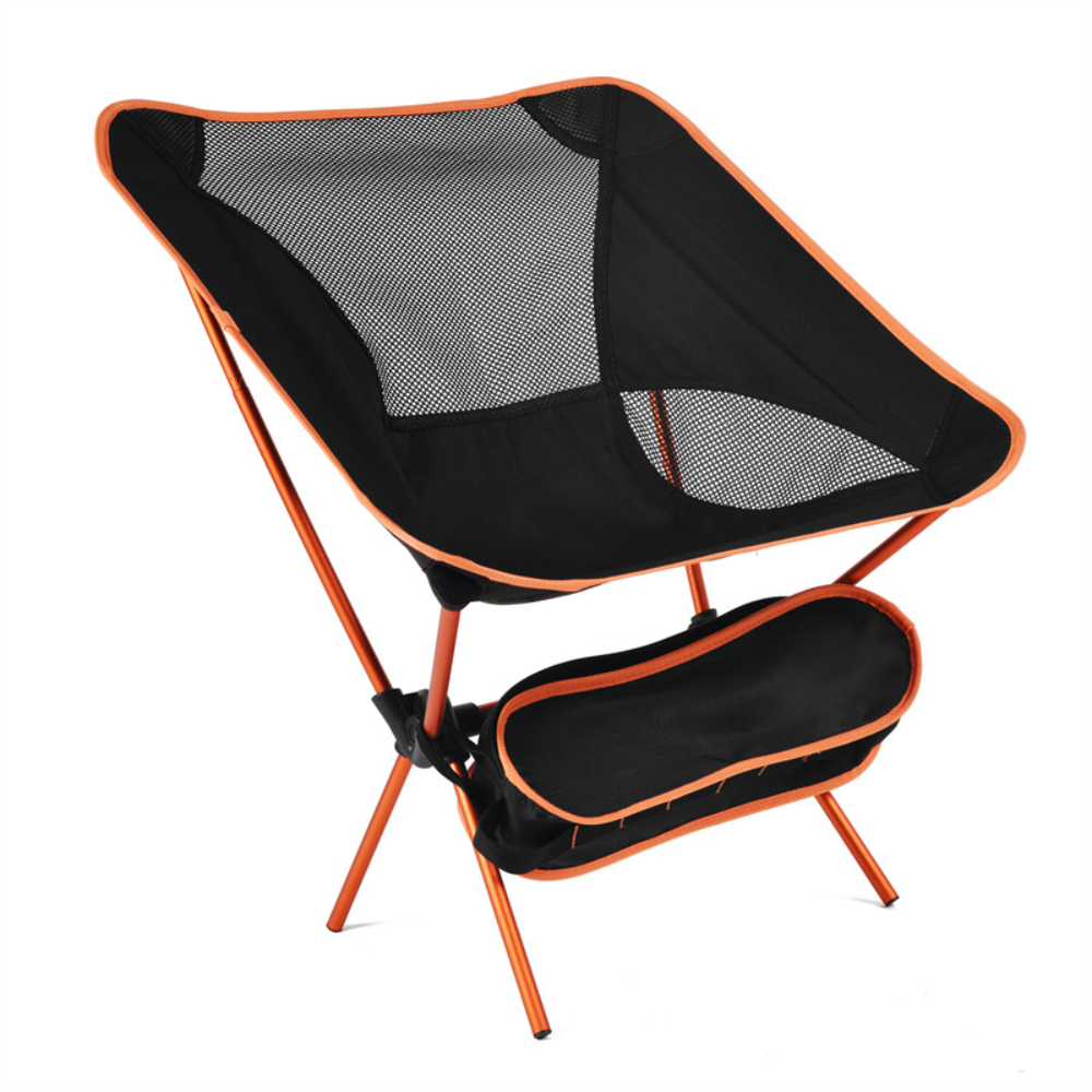 Outdoor Folding Beach Chair Moon Chair Aviation Aluminum Pipe Lazy Fishing Chair
