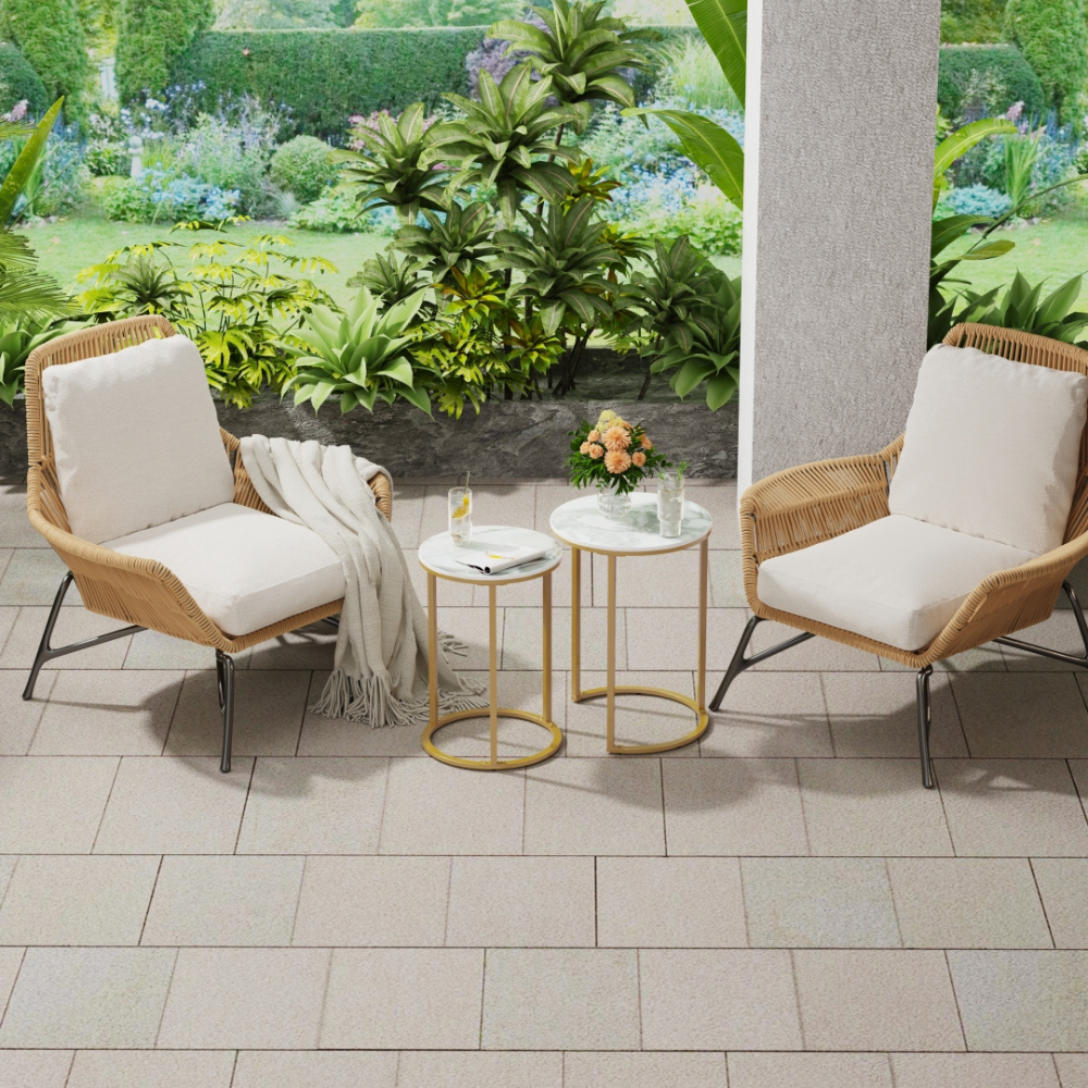 Modern Nesting Coffee Side Table Set