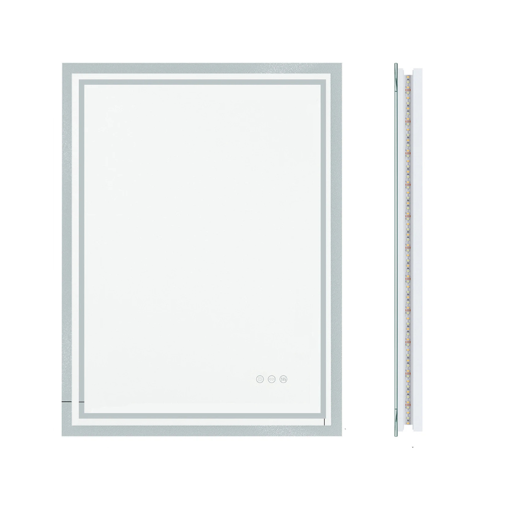 28x36 Backlit Bathroom Mirror Fixture