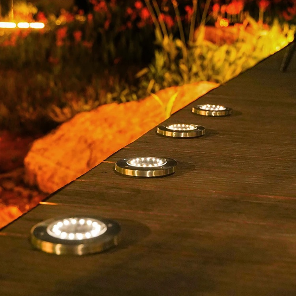 LED Solar Underground Light Waterproof Garden Buried Lamp