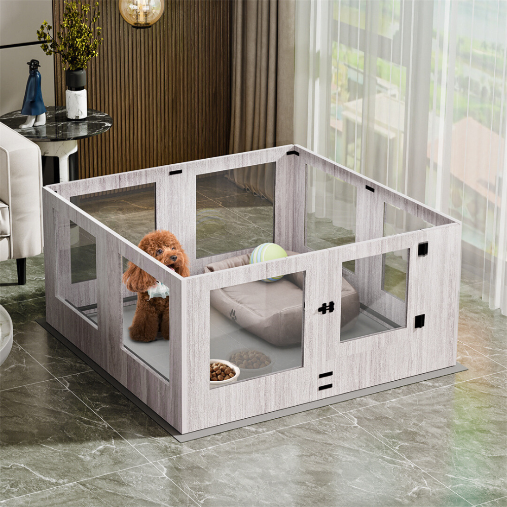 Premium Pet Whelping Box with Waterproof Fertility Pad