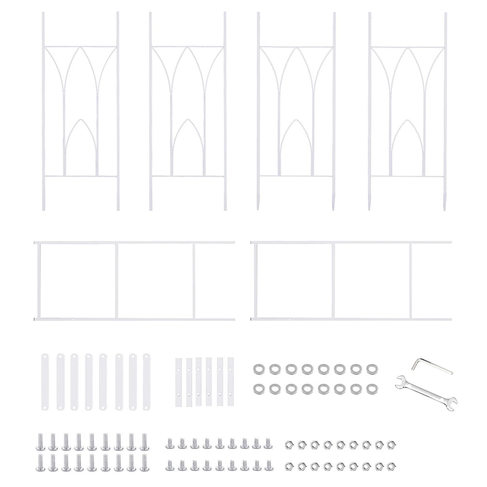 Stereoscopic Garden Arch Arbor Metal Wedding Arch Decor Pergola Trellis
