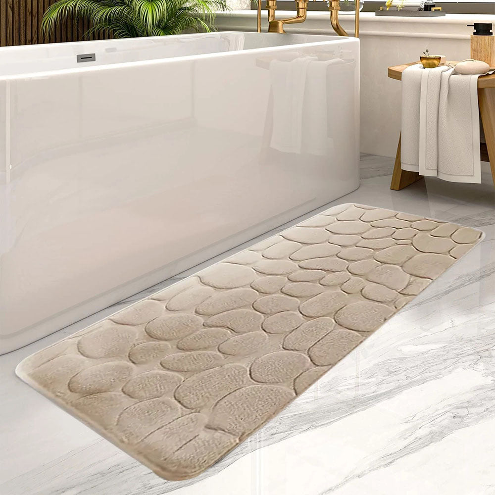 Non-slip Absorbent Bathroom Rug Long Strip Bathtub Floor Mat