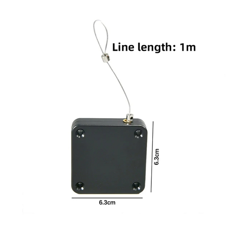 No Punching Automatic Door Closer Surface Door Stop Pull Cord