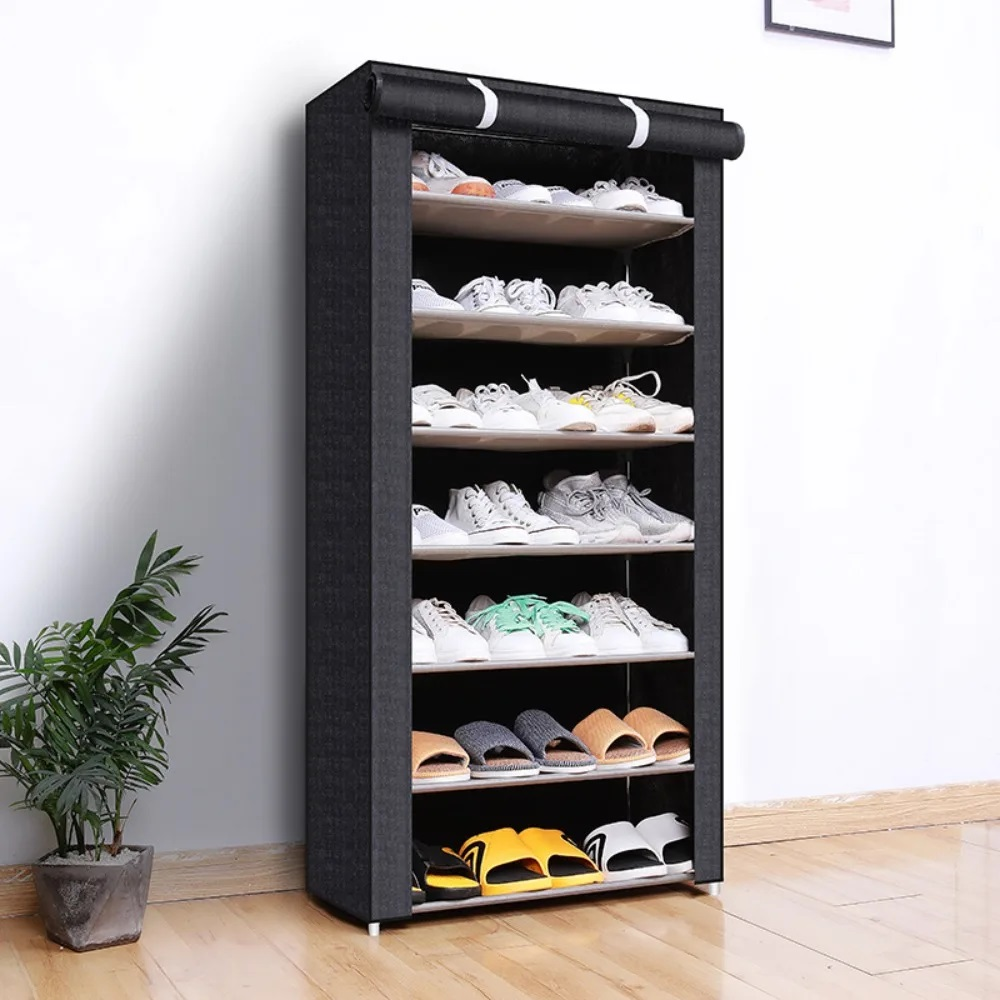 Nonwovens Fabric Dustproof Multilayer Shoes Cabinet Organizer