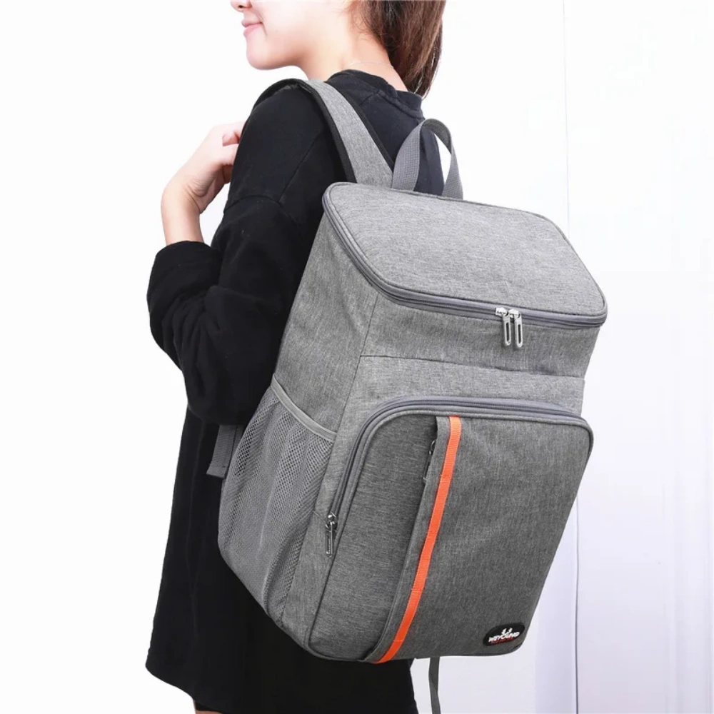 20L Durable Waterproof Cooler Insulated Case Camping Oxford Backpacks Icebox