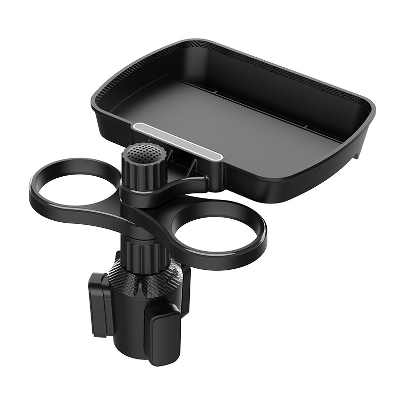 Vehicle 360° Rotating Multifunctional Car Seat Dual Cup Holder