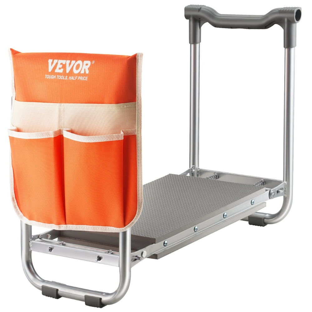 Garden Kneeler and Seat Foldable Garden Stool Kneeling Bench for Gardening with Tool Bag