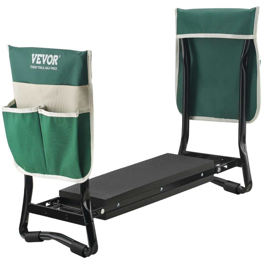 Garden Kneeler and Seat 330 lbs Load Capacity Foldable Garden Stool  Kneeling Bench for Gardening
