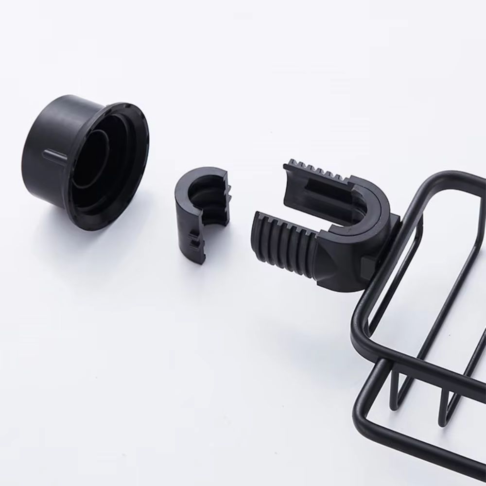 Adjustable Aluminum Shower Rack for Organized Bathroom Storage
