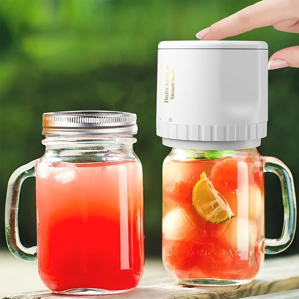 Electric Mason Jar Vacuum Sealer Cordless Vacuum Sealer Kit