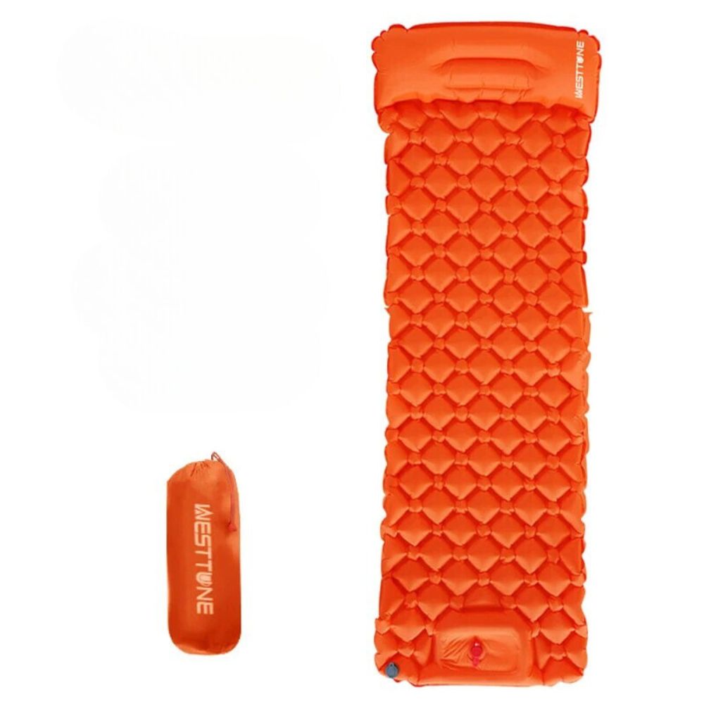 Ultralight Inflatable Camping Mattress with Built-in Pump