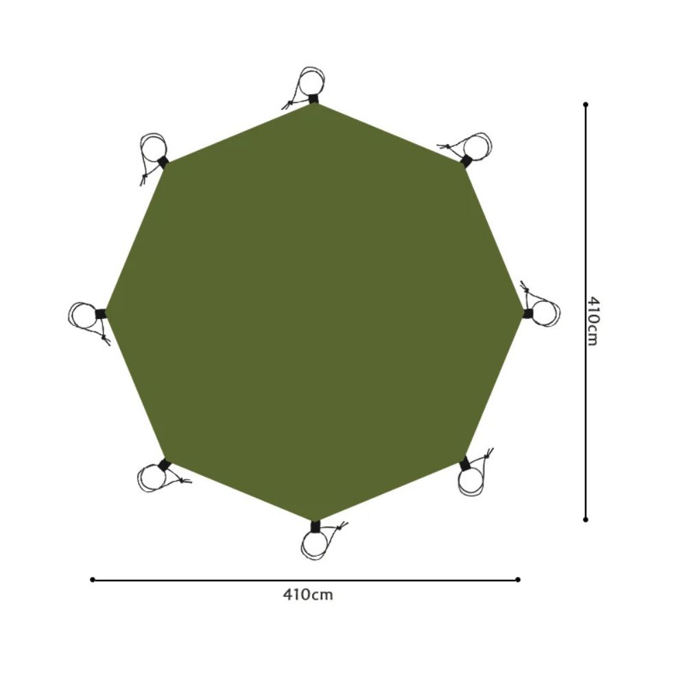 Extra Large Waterproof Hexagon Camping Mat