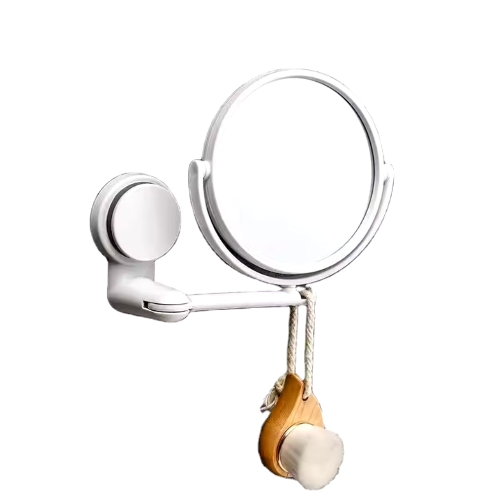 Hansona Folding Round Makeup Mirror Wall Mounted Rotating Double Sided Mirror