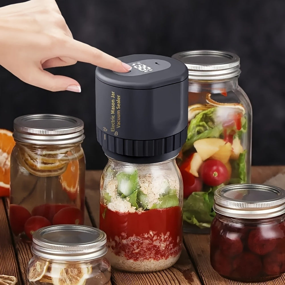 Electric Mason Jar Vacuum Sealer Cordless Vacuum Sealer Kit