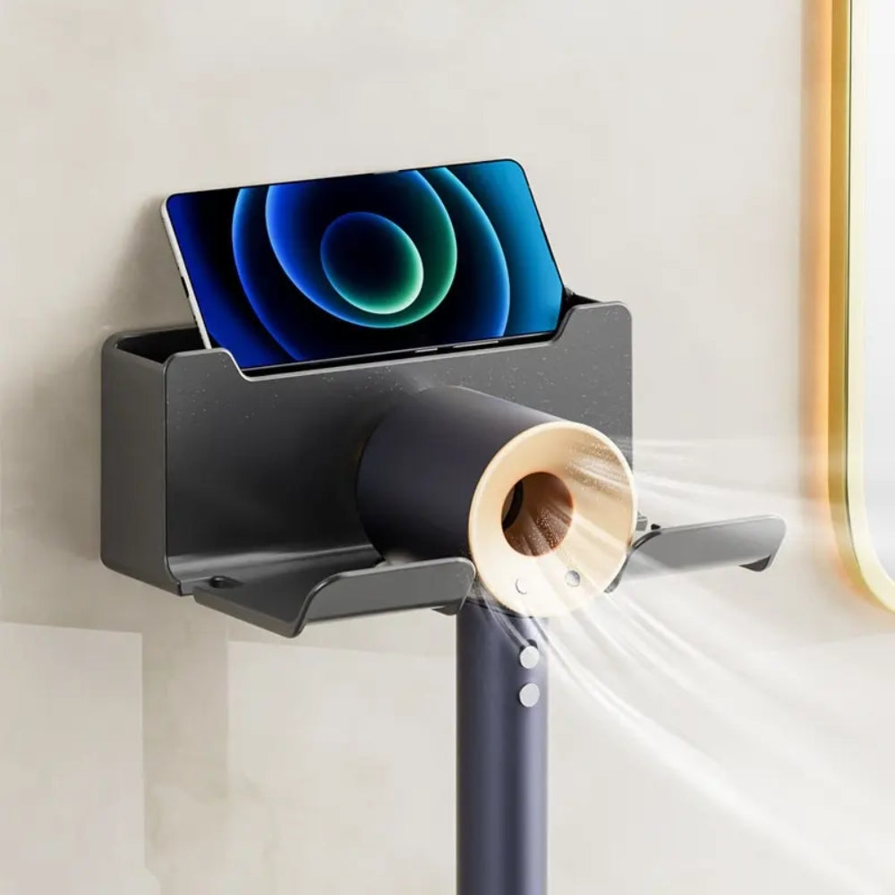 Multifunctional Hair Dryer Stand Hairdryer Organizer Box