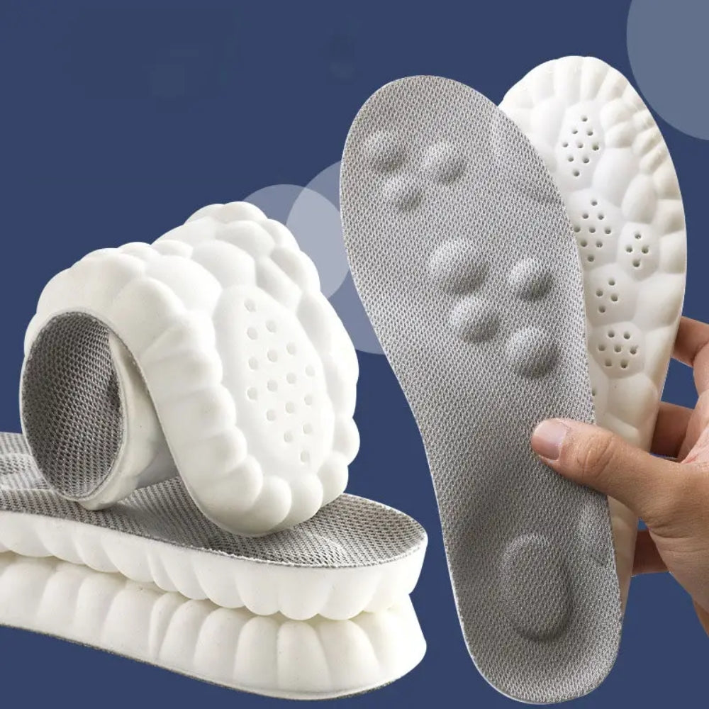 High Elasticity Latex Sport Insoles Soft Shoe Pads Orthotic Insoles