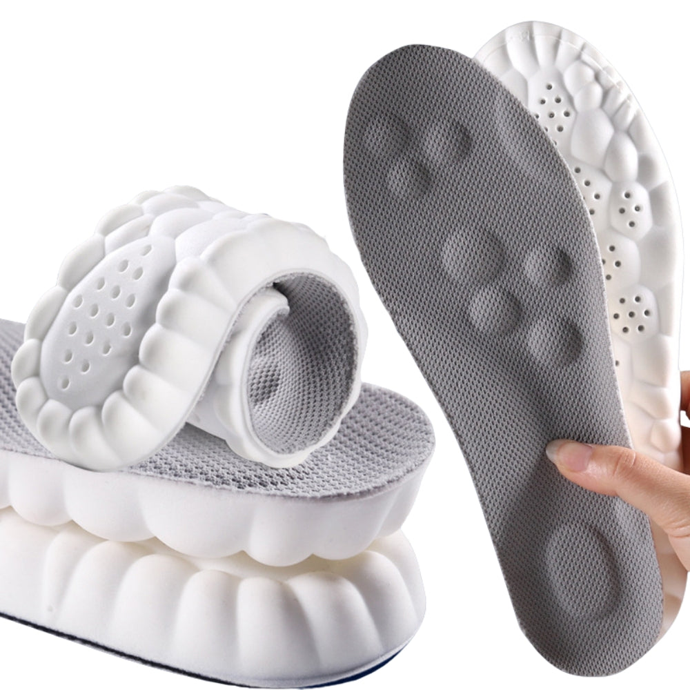 High Elasticity Latex Sport Insoles Soft Shoe Pads Orthotic Insoles
