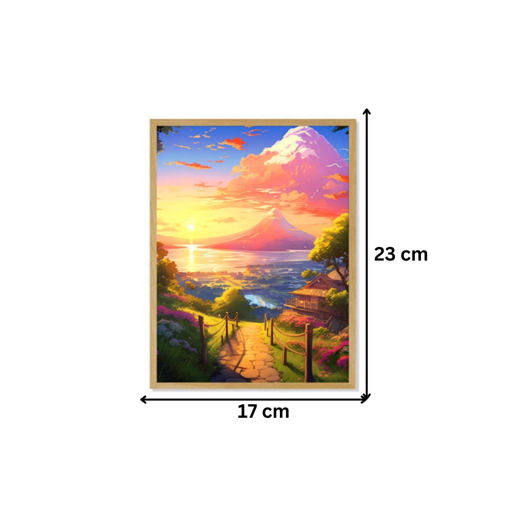 Comic Style LED Light Painting Modern Anime Home Gift