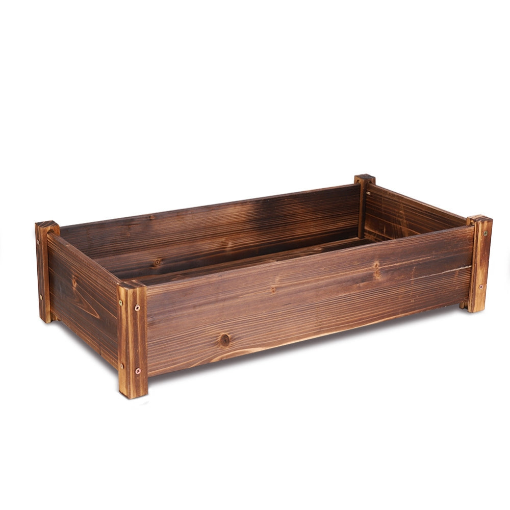 Raised Garden Bed Wooden Planter Garden Elevated Plant Box Vegetable Flower Bed