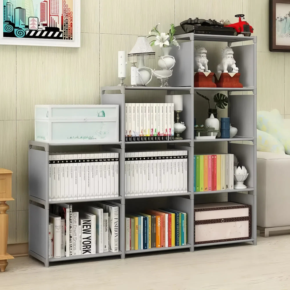 Effortless Assembly Bookshelf Versatile Storage