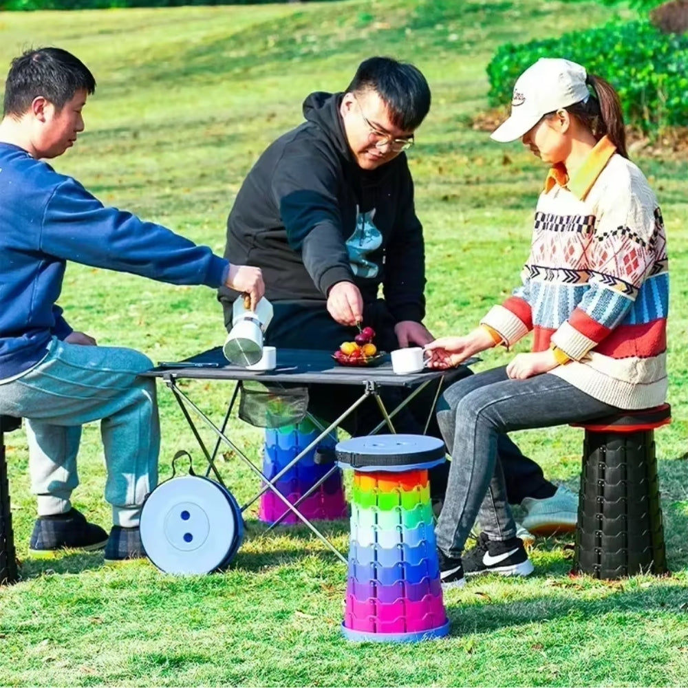 Folding Plastic Chair Portable Folding Expandable Stool