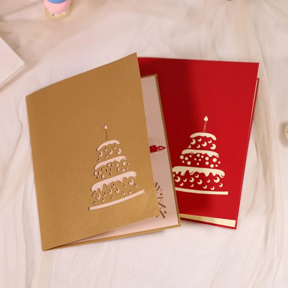 3D Light Music Birthday Card Creative Greeting Card