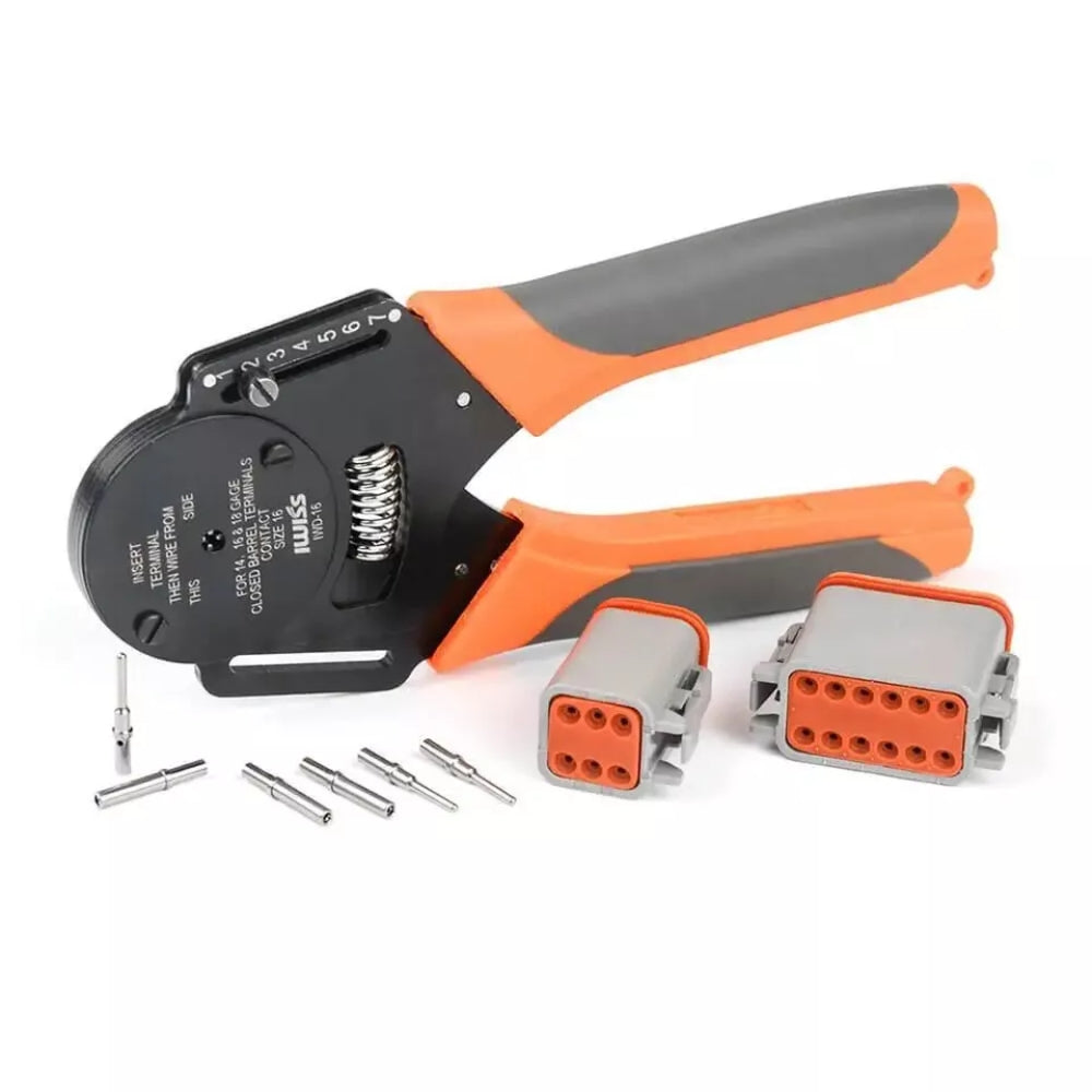 1600PC DT Connector Plug With Genuine Deutsch Crimp Tool Auto Marine