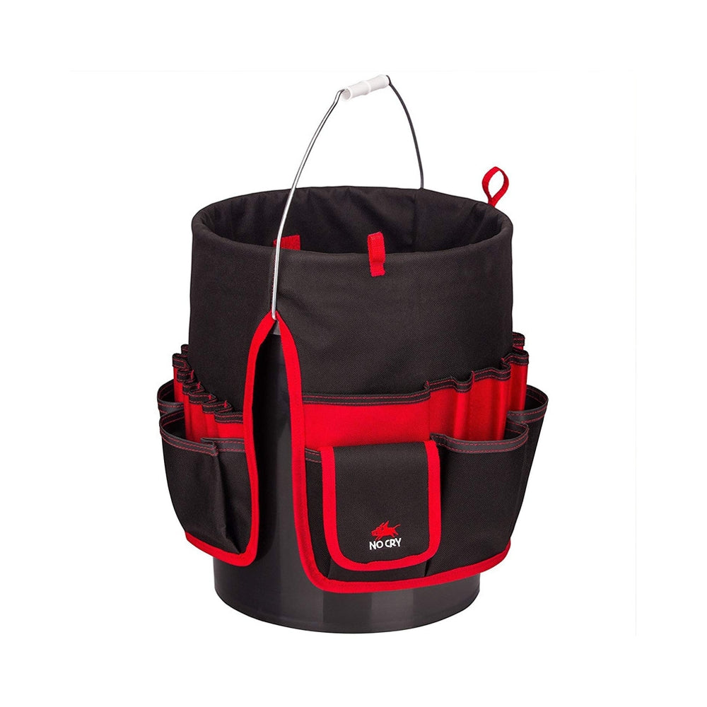 Bucket Organizer Pouch Storage Bag 42 Grids Pocket Gardening Tool Bag Garden Tool Pouch Hand Tool Bag Planting Props Basket