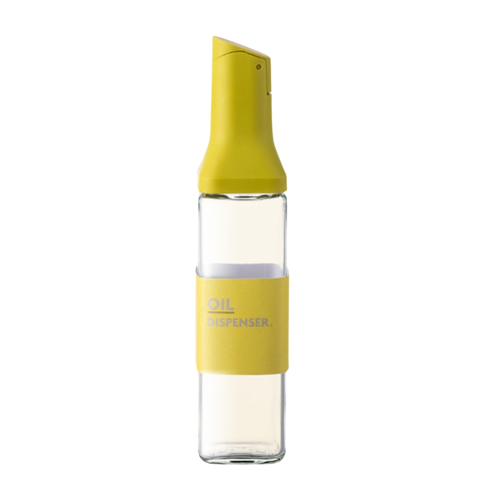 Hansona Oil Dispenser Bottle for Kitchen Auto Flip Dispenser Glass Cruet