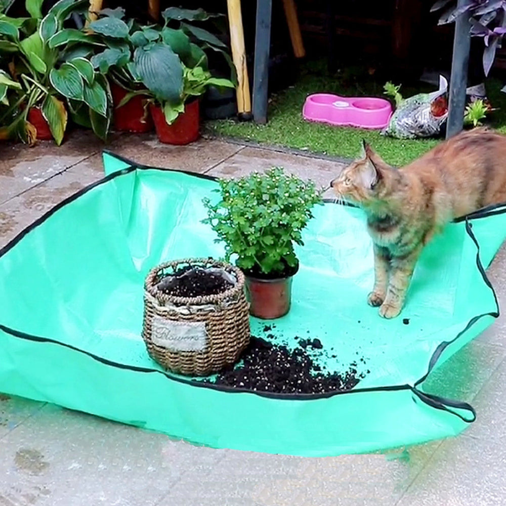 Foldable Planting Mat for Easy Transplanting