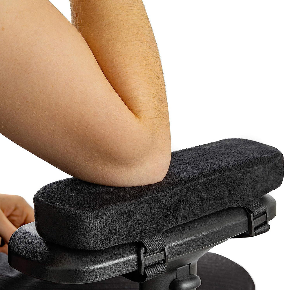 COMFEYA 2 Pack Soft and Comfortable Thick Chair Armrest Pads with Memory Foam